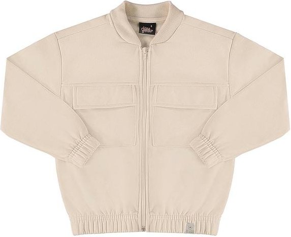 Imagem principal Jaqueta Básica em Moletom Juvenil Bege Gloss Gloss