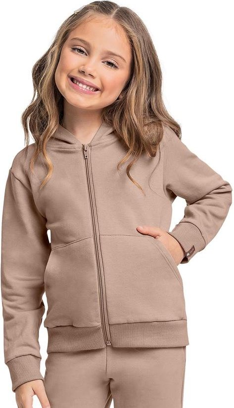 Imagem principal Jaqueta Básica para Menina Marrom Quimby Quimby
