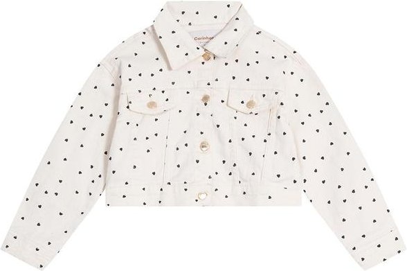 Imagem principal Jaqueta Cropped em Sarja Menina Bege Carinhoso Carinhoso