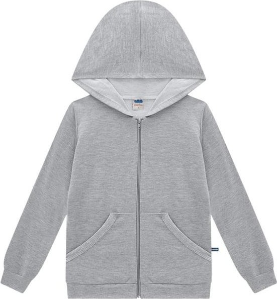 Imagem principal Jaqueta Infantil em Moletom Unissex Cinza Marlan Marlan