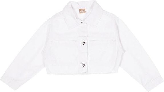 Imagem principal Jaqueta Infantil Menina Sarja Branco Milon Milon