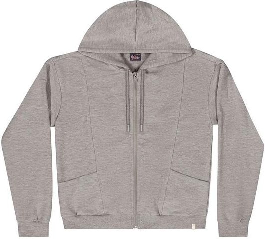 Imagem principal Jaqueta Juvenil em Moletom Cinza Gloss Gloss