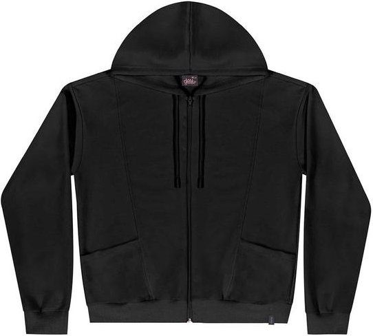 Imagem principal Jaqueta Juvenil em Moletom Preto Gloss Gloss