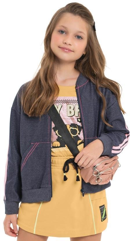 Jaqueta Moletom Infantil Azul