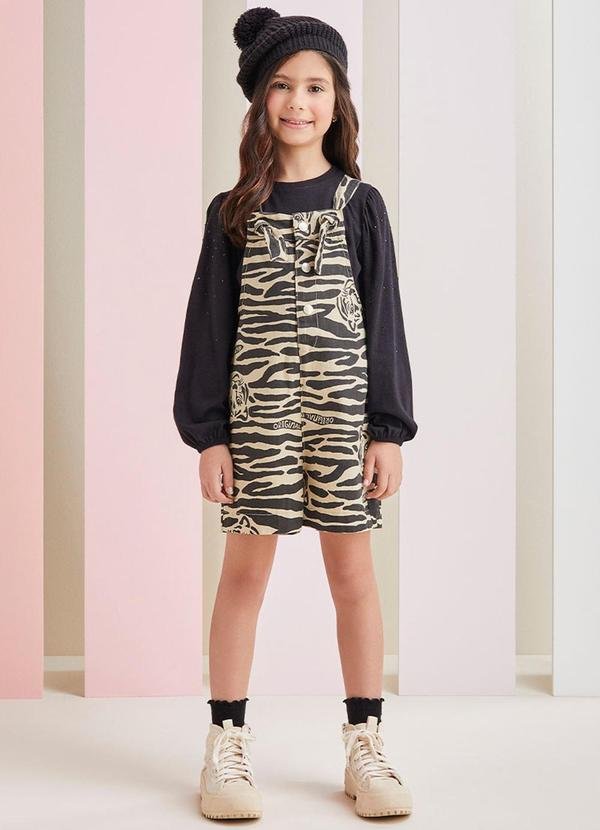 Jardineira de Tigre Marrom