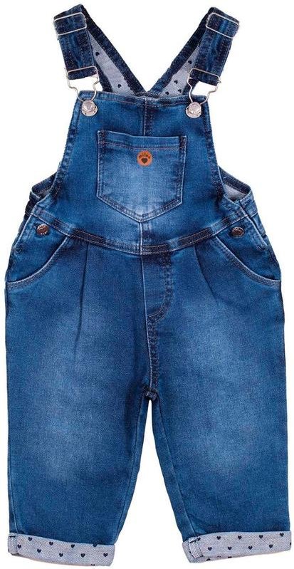 Imagem principal Jardineira Infantil Menina Jeans Milon Milon