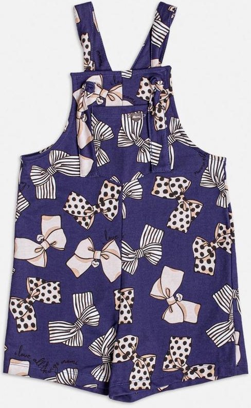 Imagem principal Jardineira Marinho com Laços Azul Momi Momi