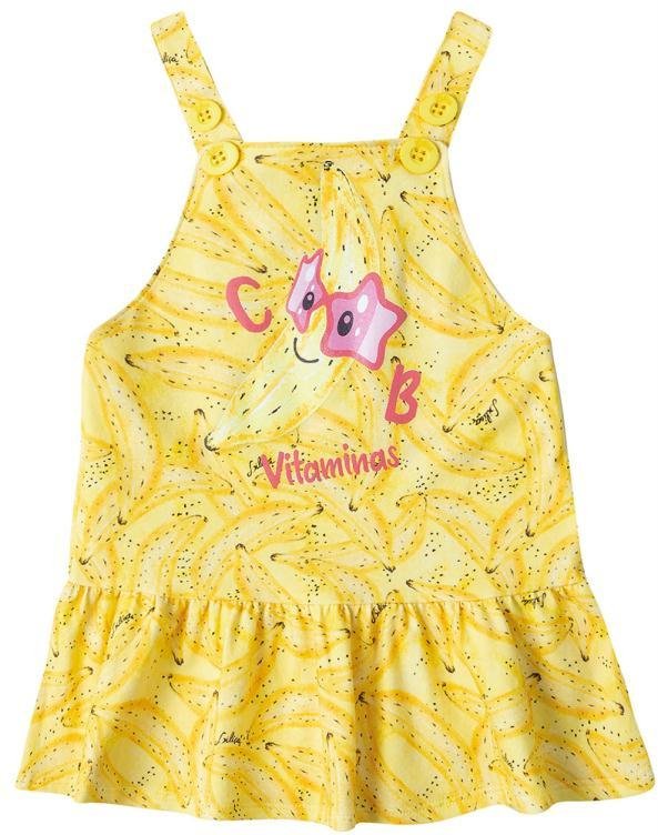 Imagem principal Salopete Antiviral Bebê MeninaAmarelo Lilica Ripilica Lilica Ripilica