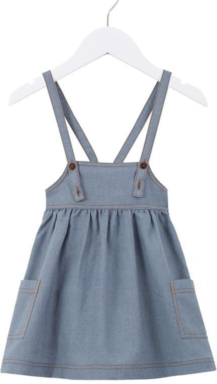 Imagem principal Salopete Jeans de Menina Azulzim Azul Fabula Fabula