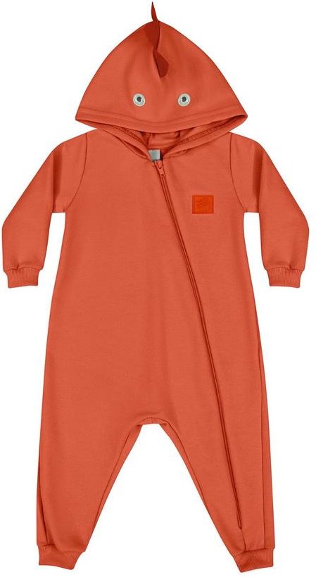 Imagem principal Macacão em Moletom Unissex Bebê Laranja Quimby Quimby