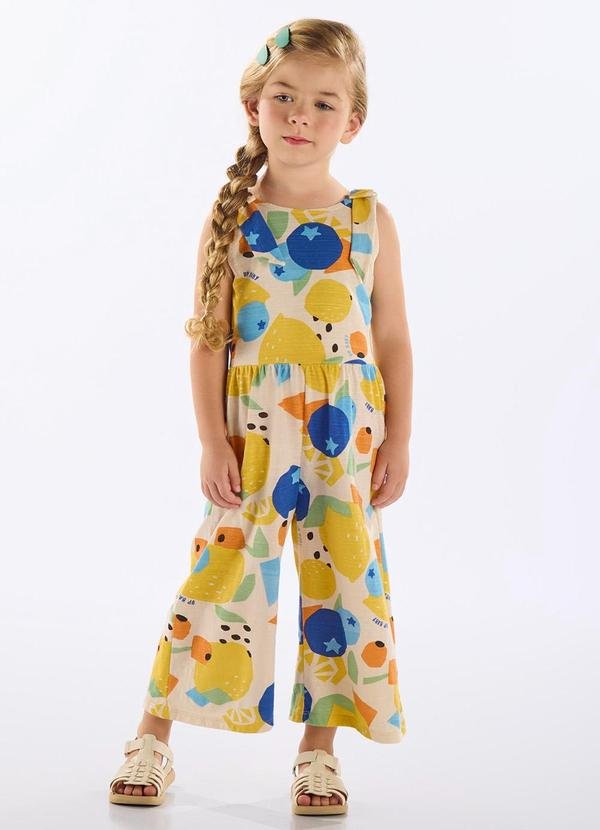 Imagem principal Macacão Infantil Finino Algodão Bege Up Baby Up Baby