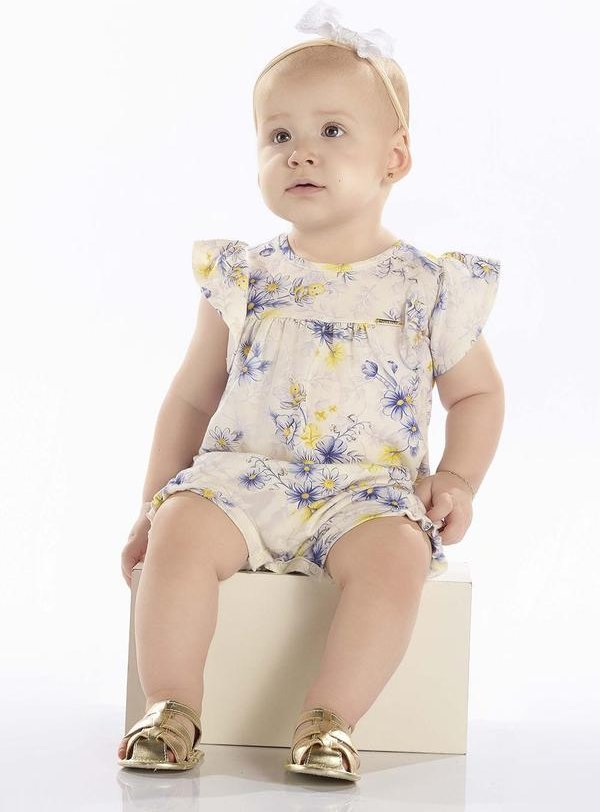 Imagem principal Macacão Cotton Leve Bege Pulla Bulla Pulla Bulla