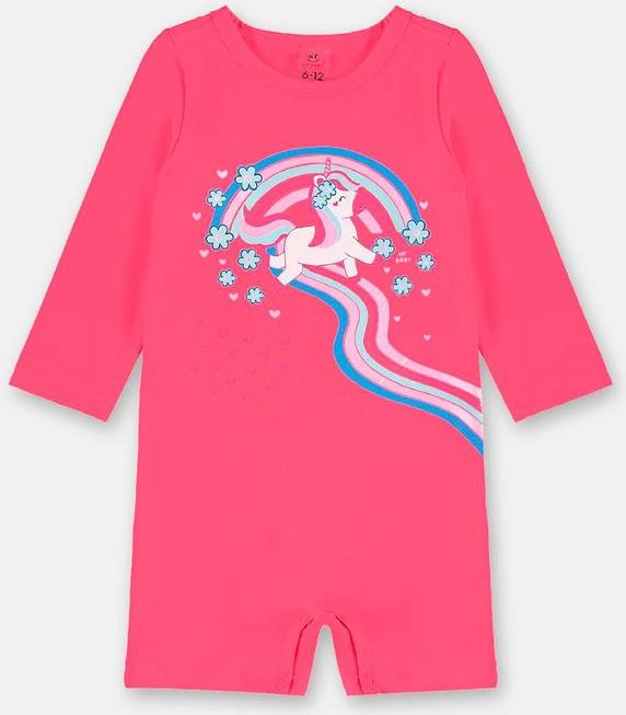 Imagem principal Macaquinho Praia Malha Fps+50 Up Baby Rosa Up Baby