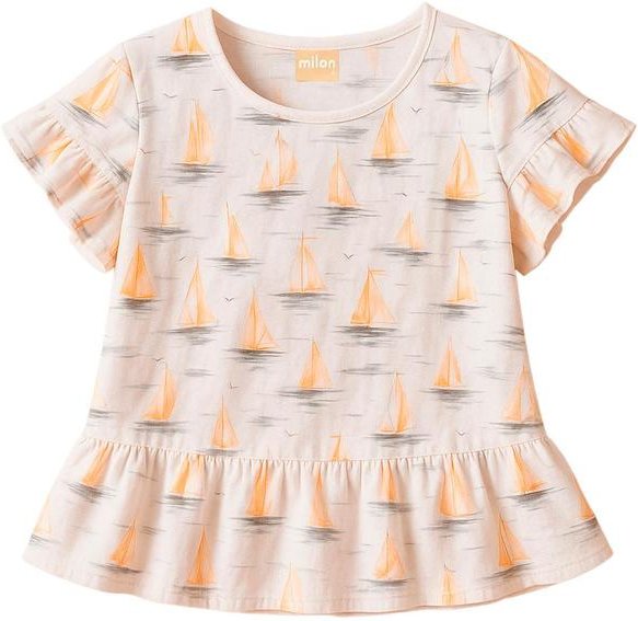 Blusa Infantil Menina Estampa Branco
