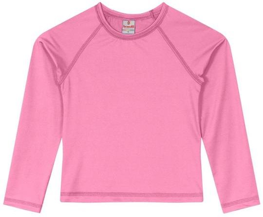 Imagem principal Camiseta Infantil Unissex com Proteção Uv Rosa Brandili Brandili