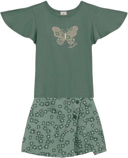 Imagem principal Conjunto Infantil Menina de Borboleta Verde Brandili Brandili