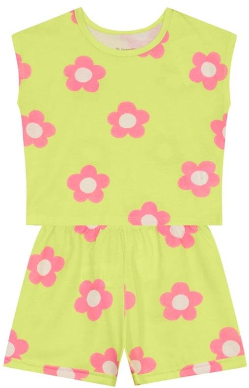 Imagem principal Conjunto Infantil Menina de Coqueiros Verde Brandili Brandili