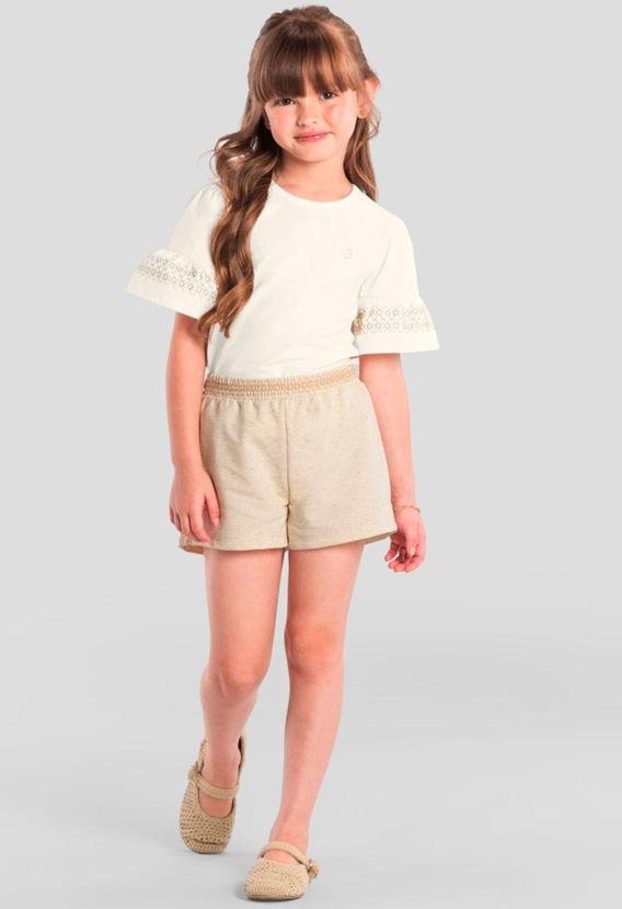 Imagem principal Conjunto Infantil Menina Detalhada Bege Brandili Mundi Brandili Mundi