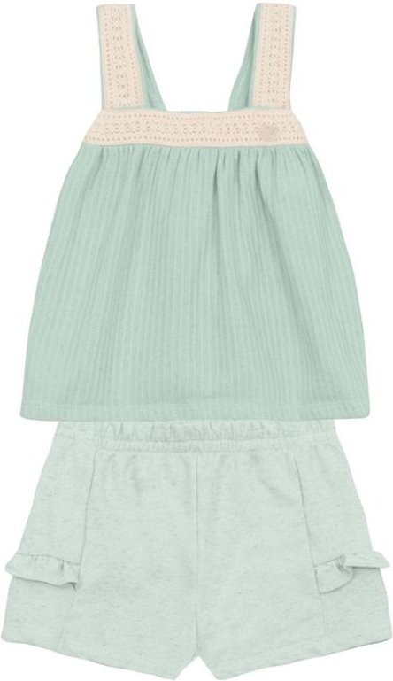 Imagem principal Conjunto Infantil Menina Detalhado Verde Brandili Mundi Brandili Mundi