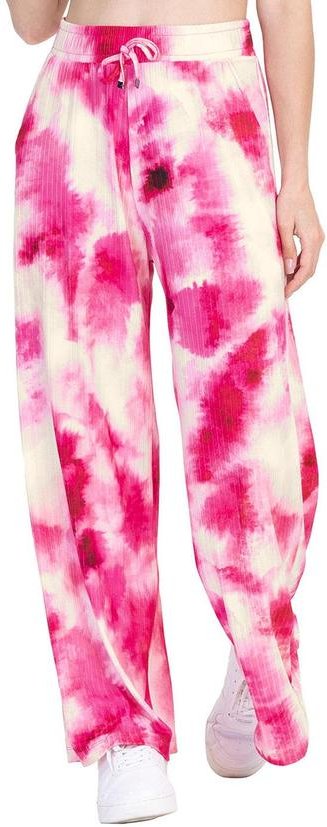 Imagem principal Calça Juvenil Pantalona em Ribana Canelada Rosa MINTY MINTY