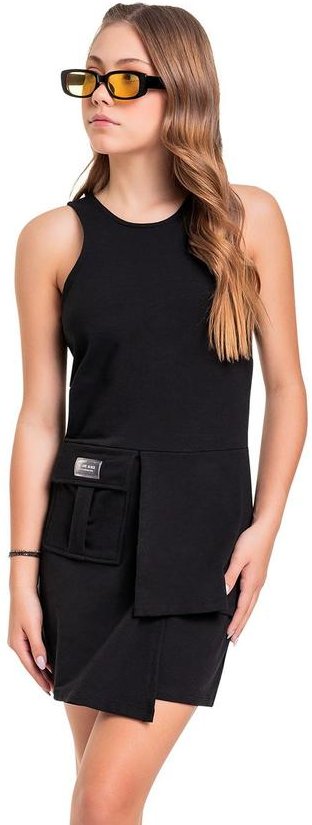 Imagem principal Macaquinho em Molecotton Juvenil Preto Gloss Gloss