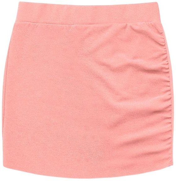 Saia Juvenil Feminina em Lurex Rosa