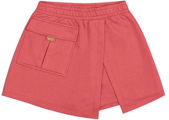 Imagem principal Short-Saia Básico em Moletom Juvenil Laranja Gloss Gloss