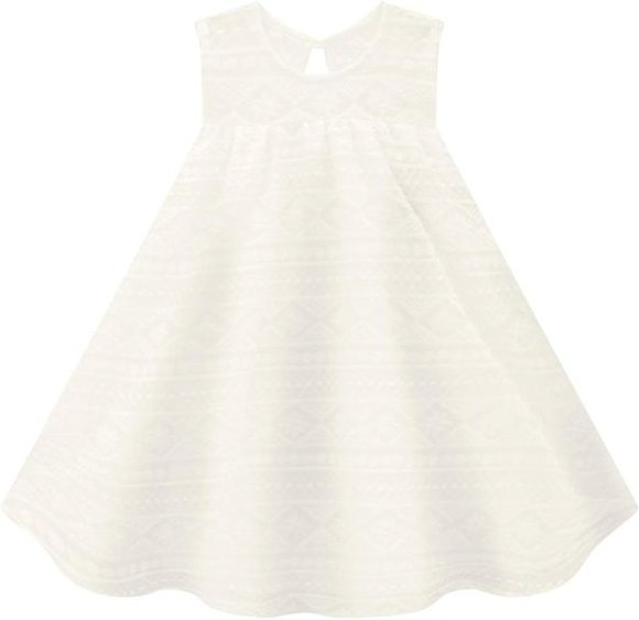Imagem principal Vestido Infantil Menina Off White Milon Milon