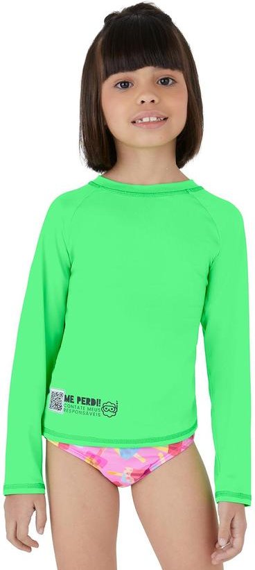 Imagem principal Camiseta Infantil Malha Uv50 Verde Neon Malwee Kids Malwee Kids