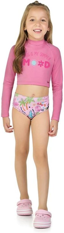 Imagem principal Conjunto Manga Longa em Proteção Uv Rosa Marlan Marlan