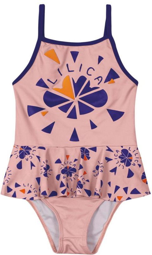 Imagem principal Maiô com Proteção Solar Infantil Rosa Lilica Ripilica Lilica Ripilica