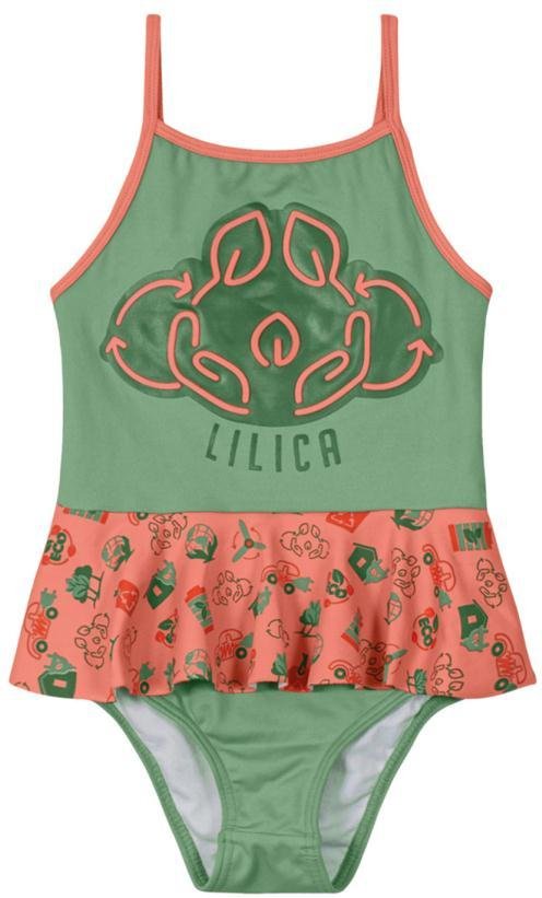 Imagem principal Maiô com Proteção Solar Infantil Verde Lilica Ripilica Lilica Ripilica