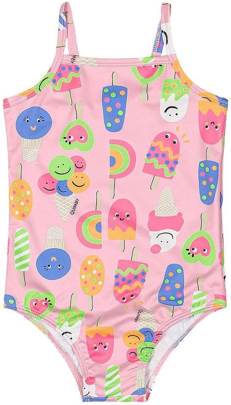 Imagem principal Maiô Estampado Fps +50 Menina Rosa Quimby Quimby