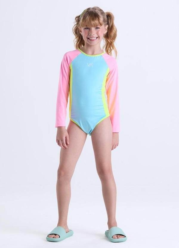 Imagem principal Maiô Infantil Manga Longa Uv50+ Amarelo VIDA COSTEIRA VIDA COSTEIRA