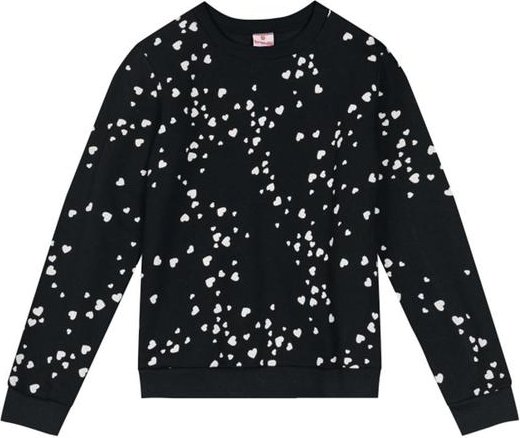 Imagem principal Blusão Infantil Menina em Moletom Preto Brandili Brandili