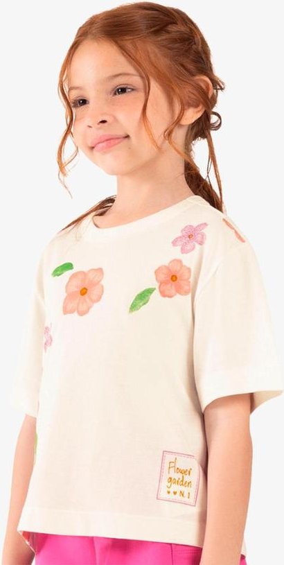 Blusa Infantil Feminina Kids Bege
