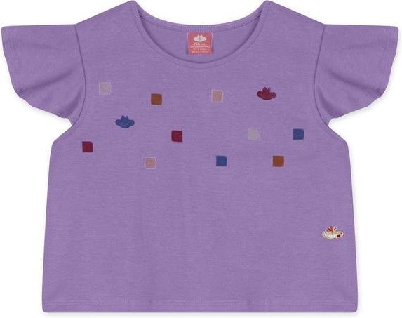 Imagem principal Blusa Manga Curta Infantil Feminina Roxo Lilica Ripilica Lilica Ripilica