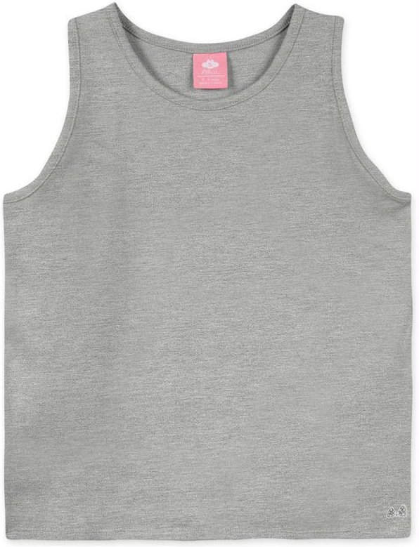 Blusa Regata Bebê Menina Thermo Cinza