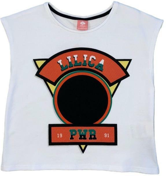 Imagem principal Regata Infantil Menina Branco Lilica Ripilica Lilica Ripilica