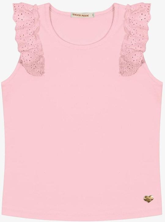 Imagem principal Regata Infantil Feminina Rosa Trick Nick Trick Nick