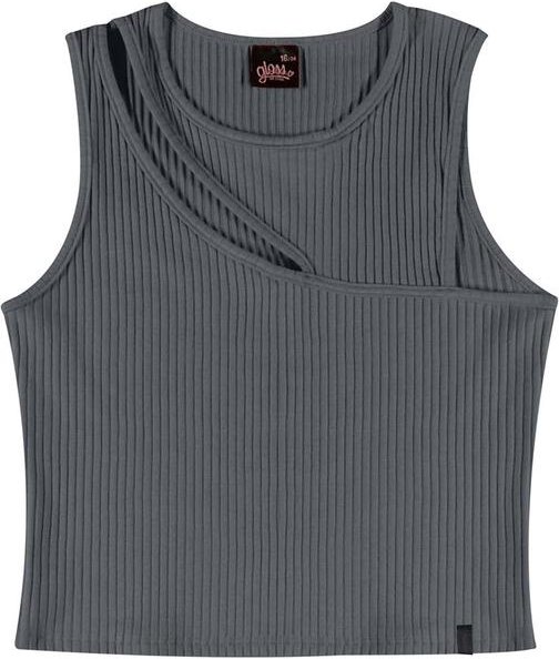 Imagem principal Regata Juvenil para Menina Cinza Gloss Gloss