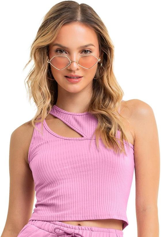 Imagem principal Regata Juvenil para Menina Roxo Gloss Gloss