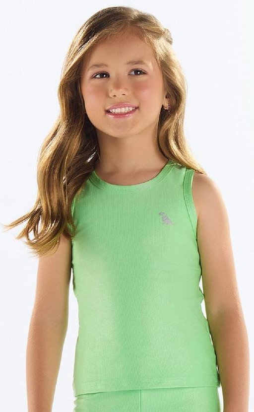 Imagem principal Regata Move Infantil Menina Verde Quimby Quimby