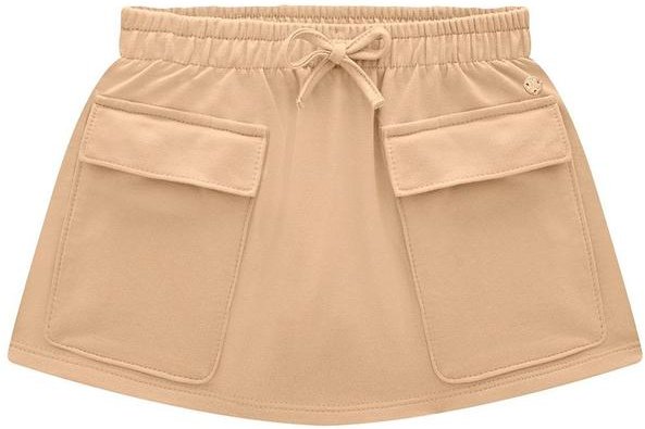 Imagem principal Saia Infantil Menina Básica Bege Milon Milon