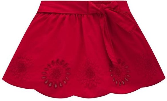 Imagem principal Saia Infantil Menina Bordado Branco Milon Milon