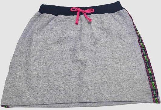 Imagem principal Saia Moletom Infantil Cinza Turminha Turminha