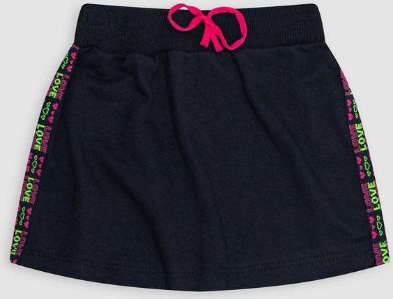 Imagem principal Saia Moletom Infantil Preto Turminha Turminha