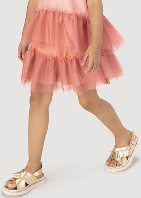 Imagem principal Saia Tule Babados Infantil Feminina Rosa Lilica Ripilica Lilica Ripilica