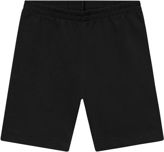 Imagem principal Bermuda Ciclista Básica Infantil Preto Duduka Duduka