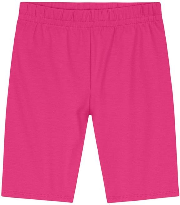 Bermuda Ciclista Básica Menina em Cotton Rosa